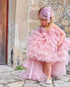A Princess with her pink trane Dresses Little Palace Store Pink Child-2